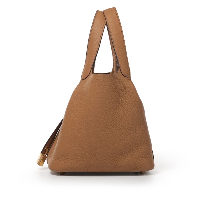 Hermès Biscuit Clemence Picotin Lock 18 Gold Hardware - Image 3